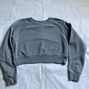 Jolyn cropped grey sweatshirt